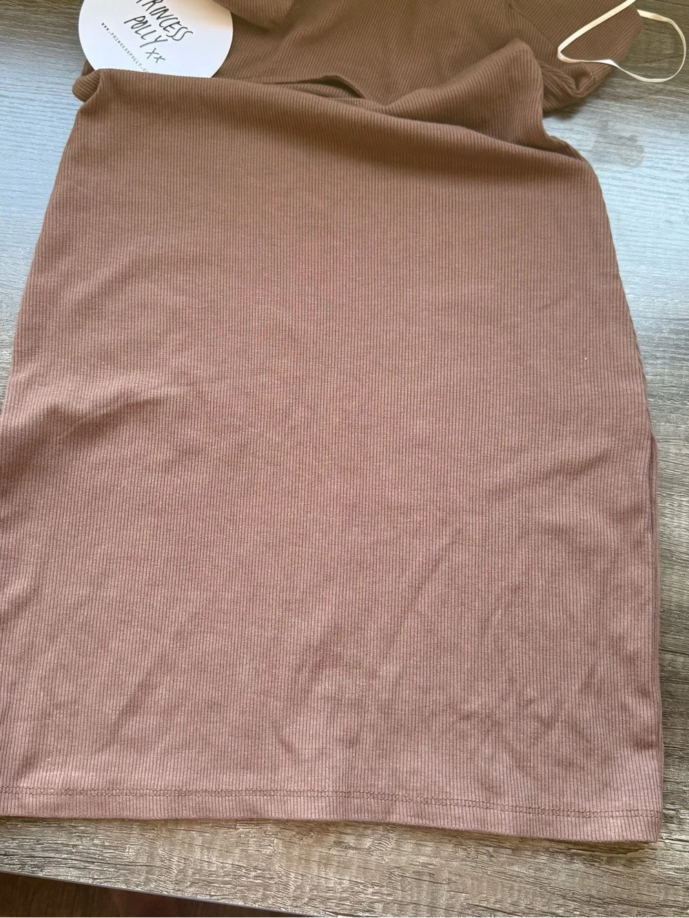 NWT Princess Polly haya mini dress Brown one shoulder mini dress sz 2